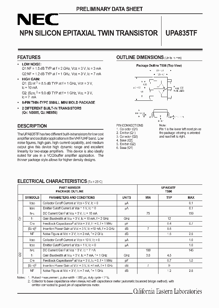 UPA835TF_1169935.PDF Datasheet
