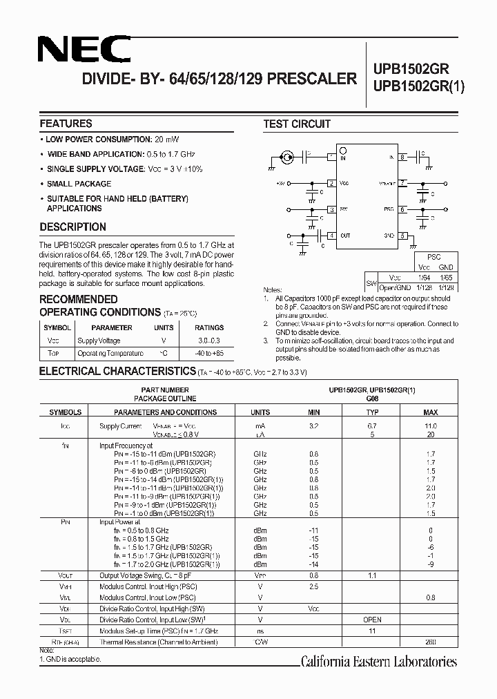 UPB1502GR1-E1_1331841.PDF Datasheet