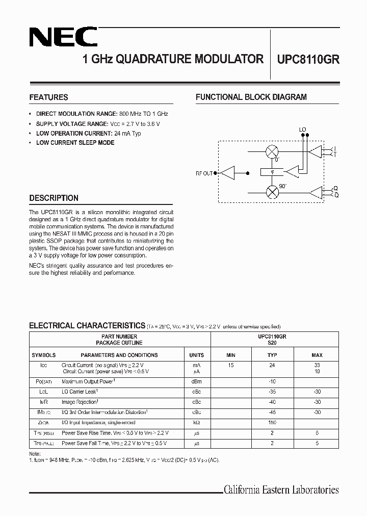 UPC8110GR-E1_1332083.PDF Datasheet