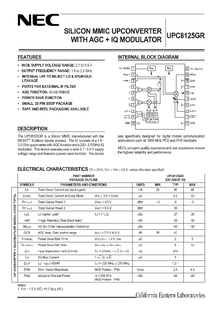 UPC8125GR99_1332088.PDF Datasheet