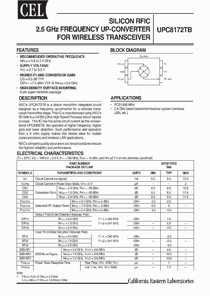 UPC8172TB_1029285.PDF Datasheet