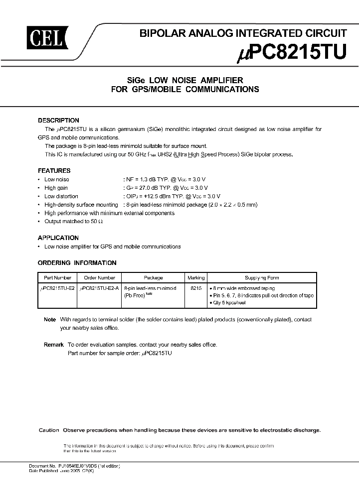 UPC8215TU_1150868.PDF Datasheet