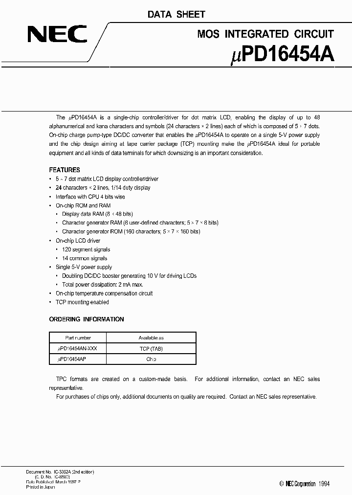 UPD16454AP_1332151.PDF Datasheet
