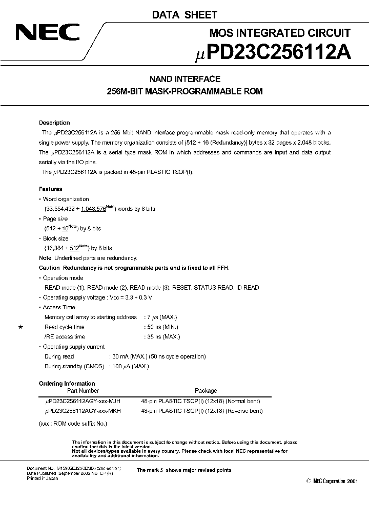 UPD23C256112AGY-XXX-MKH_1332270.PDF Datasheet