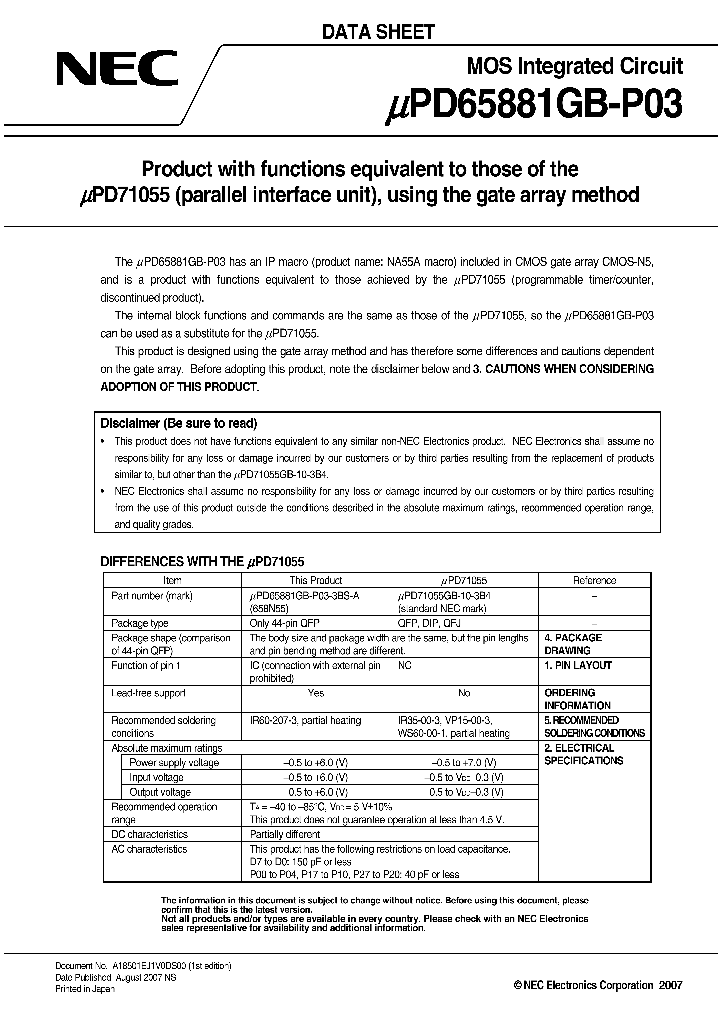 UPD65881GB-P03_1128450.PDF Datasheet
