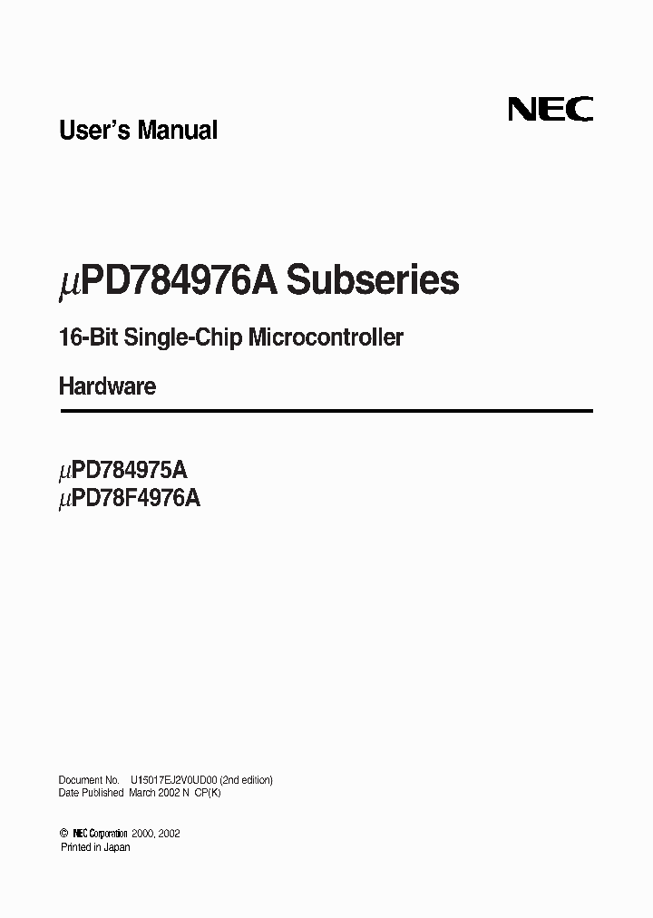 UPD784976A_1332604.PDF Datasheet