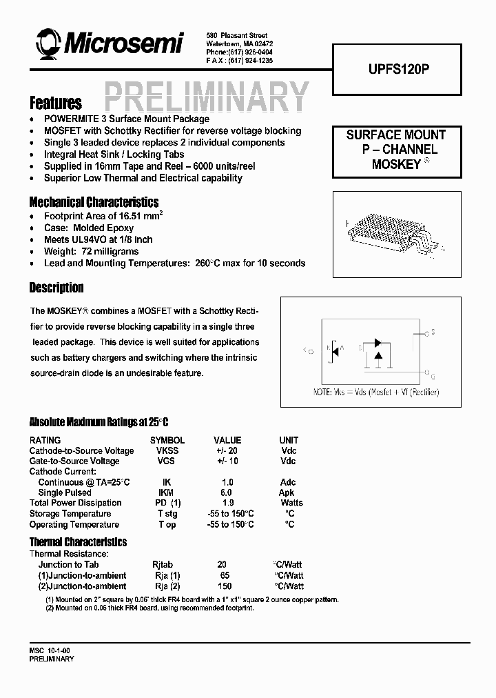 UPFS120P_1332654.PDF Datasheet