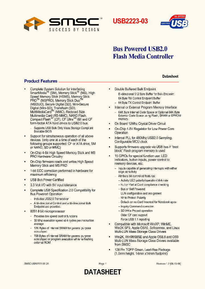 USB2223-0306_1116500.PDF Datasheet