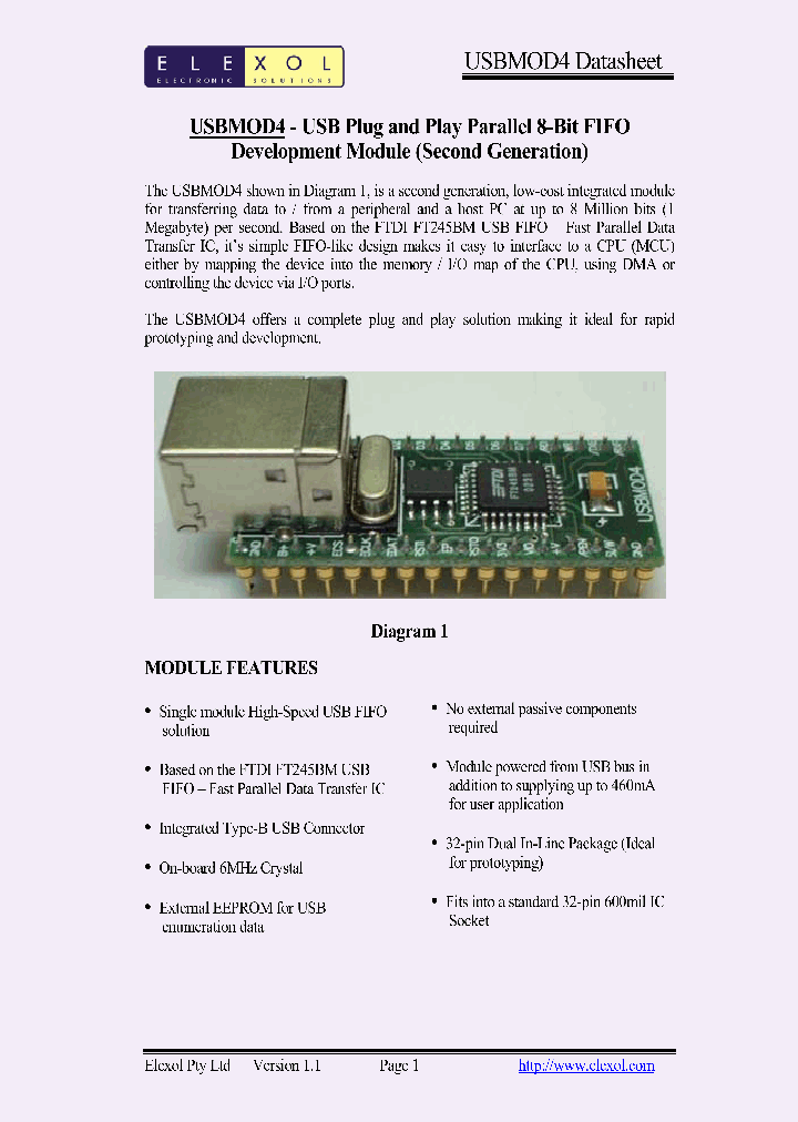 USBMOD4_1105653.PDF Datasheet