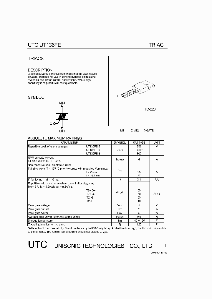 UT136FE_1333014.PDF Datasheet