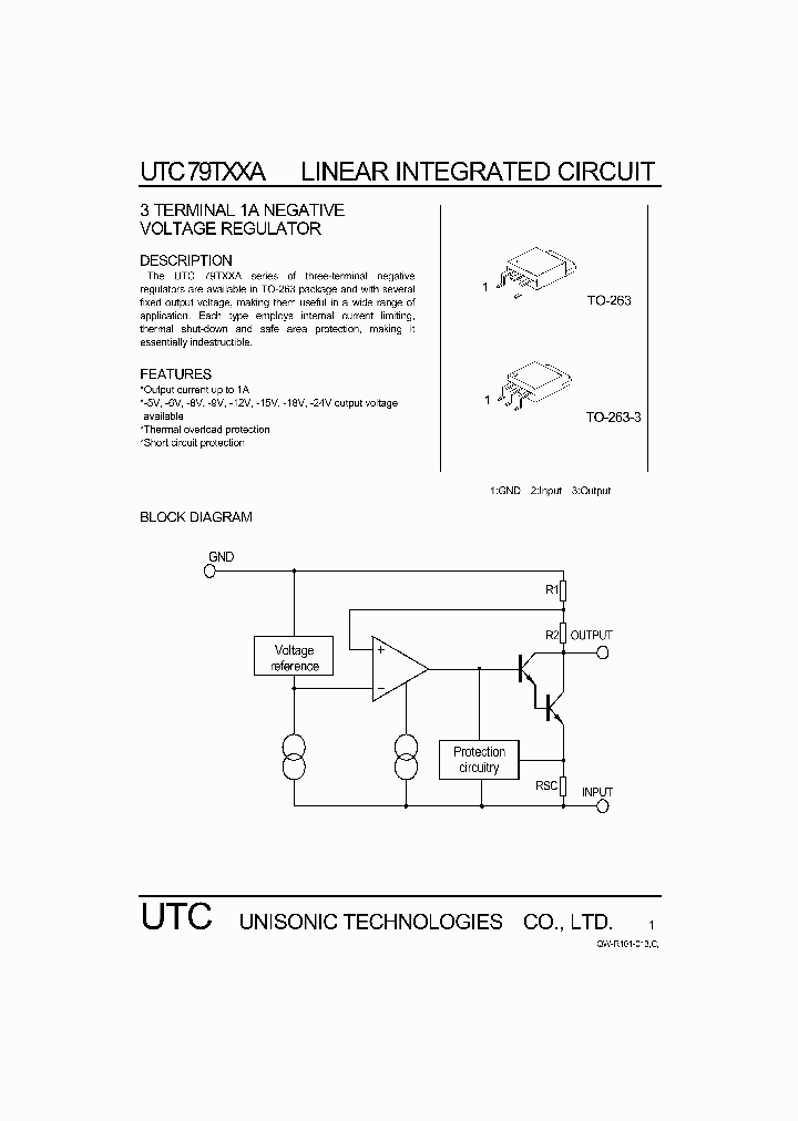 UTC79TXXA_1333082.PDF Datasheet