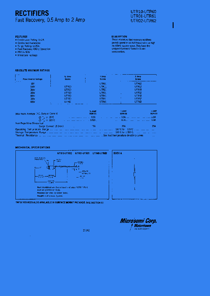 UTR10_1014476.PDF Datasheet
