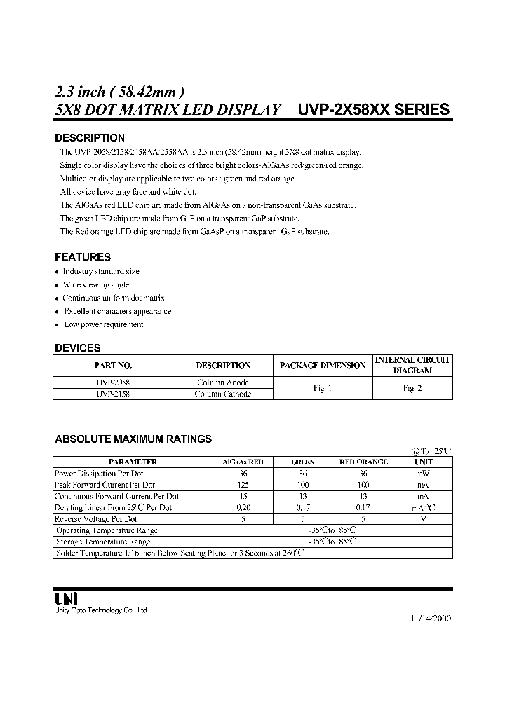UVP-2158_1333199.PDF Datasheet