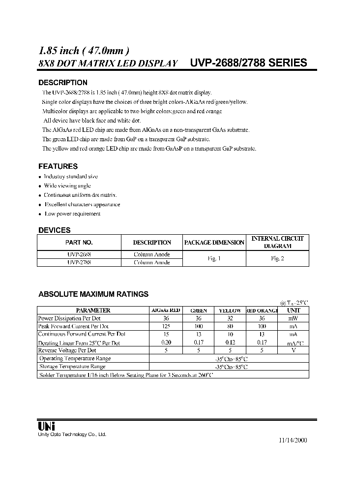UVP-2788_1333200.PDF Datasheet