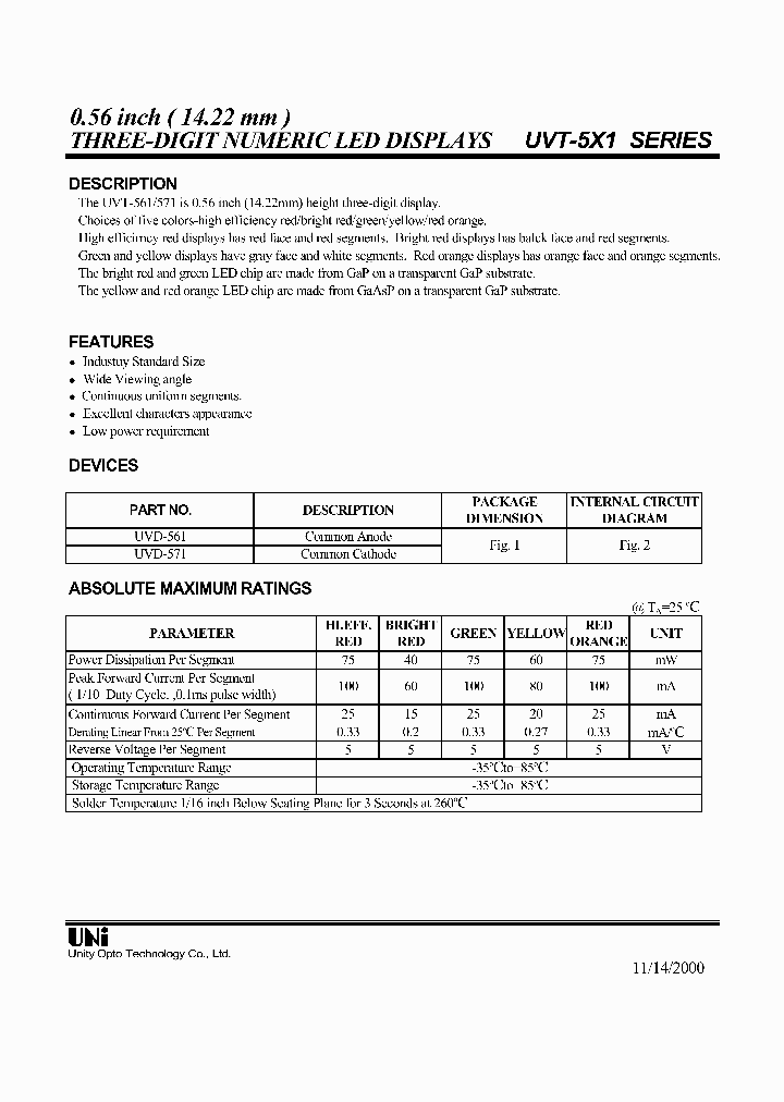 UVT-5X1_1333216.PDF Datasheet