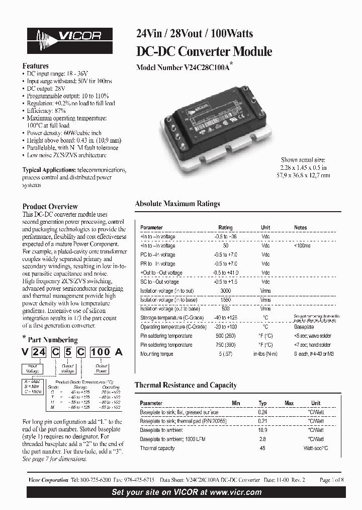 V24C5T100A_1333380.PDF Datasheet