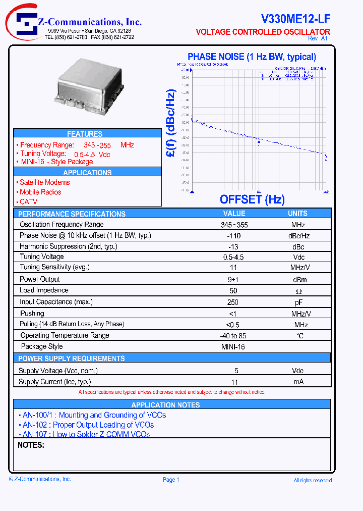 V330ME12-LF_1333442.PDF Datasheet