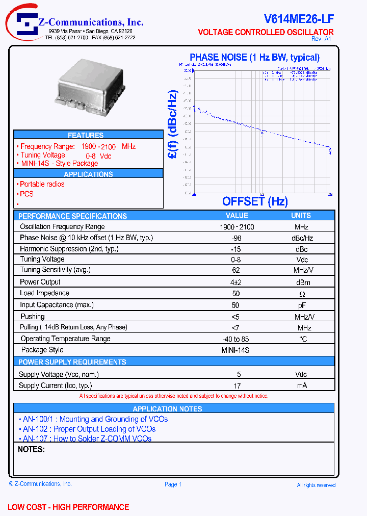 V614ME26-LF_1333813.PDF Datasheet