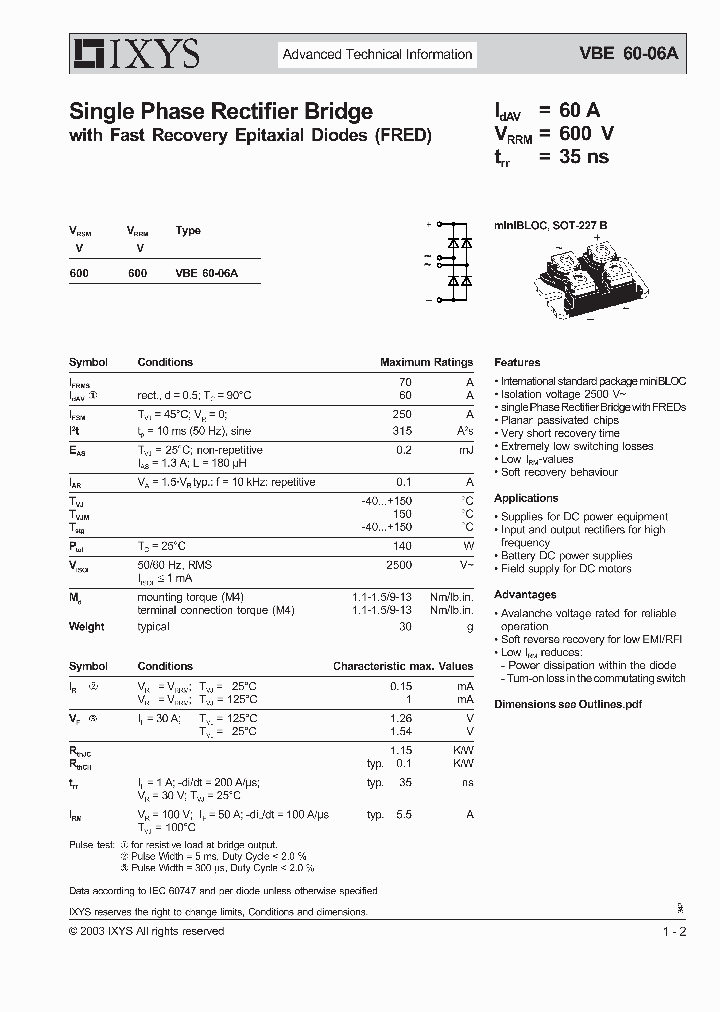 VBE60-06A_1334153.PDF Datasheet