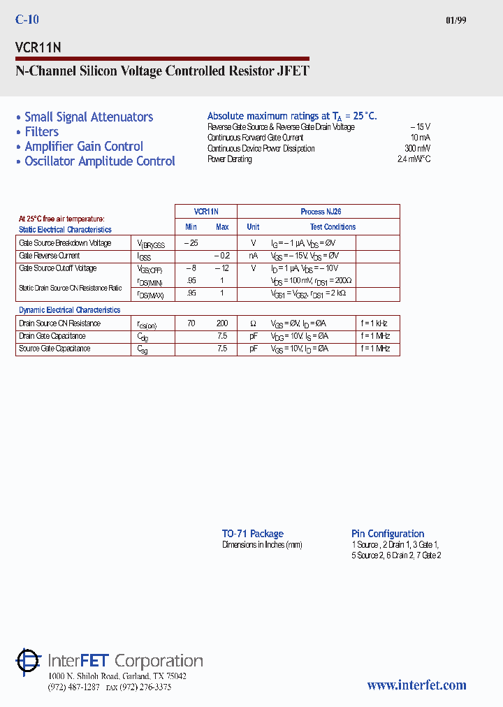 VCR11N_1334234.PDF Datasheet
