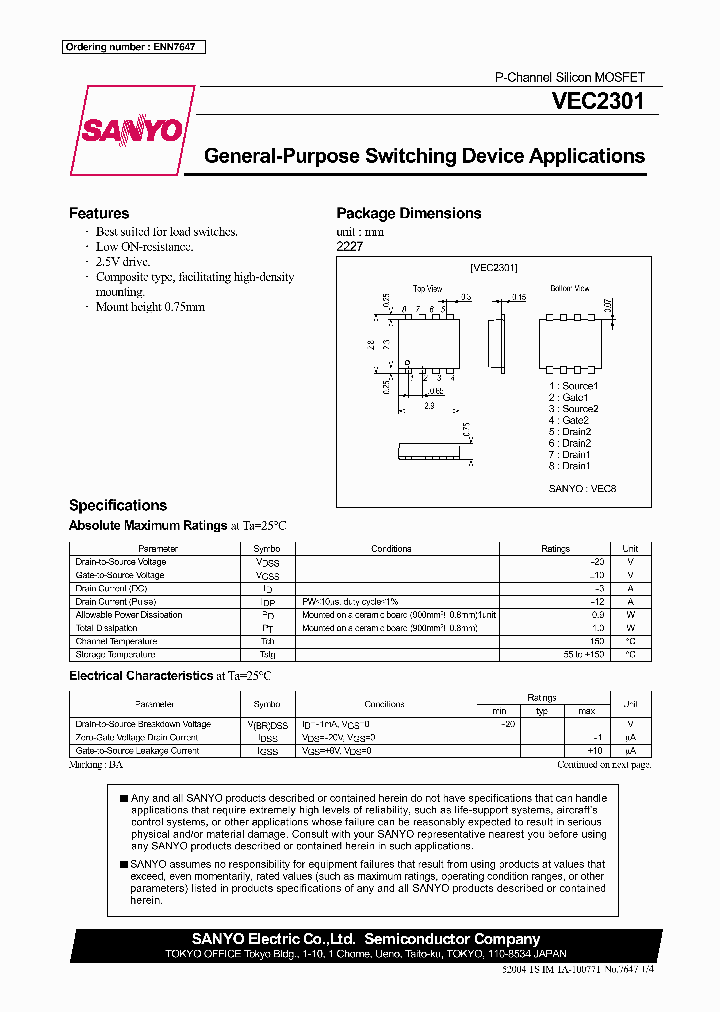 VEC2301_1088834.PDF Datasheet