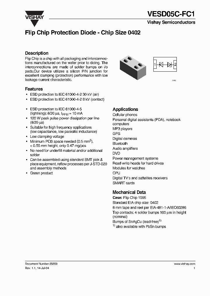 VESD05C-FC1_1334320.PDF Datasheet