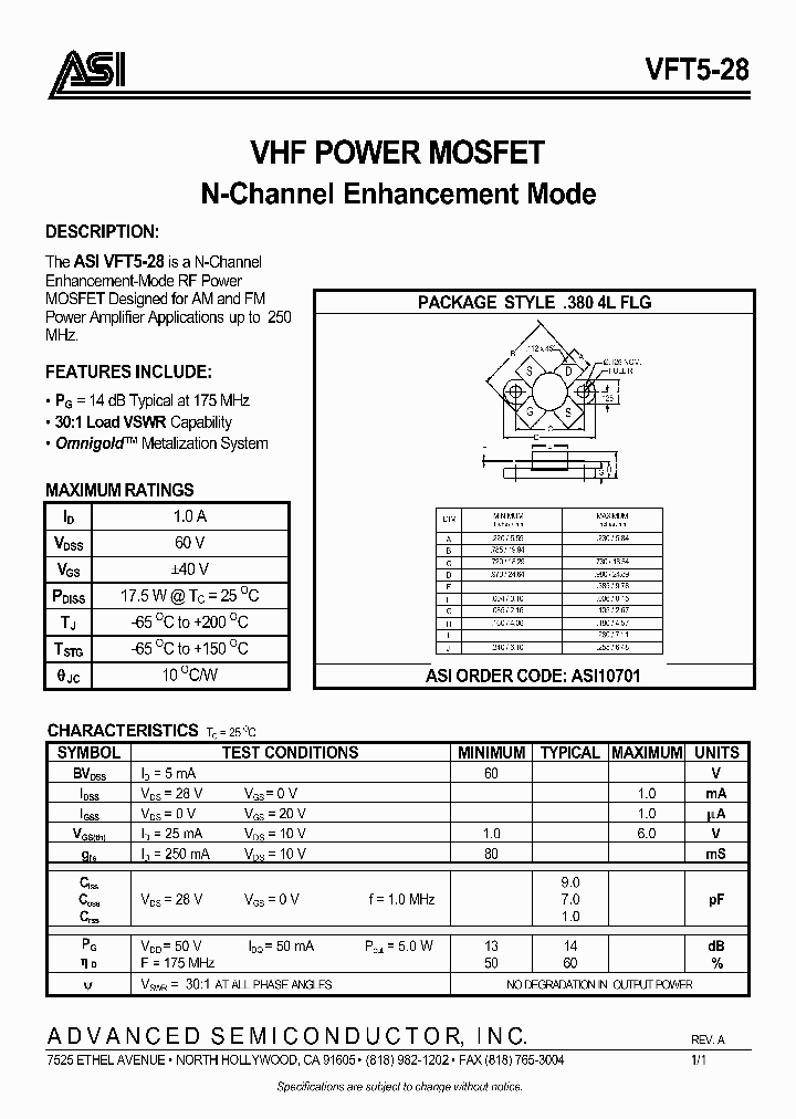 ASI10701_1168325.PDF Datasheet