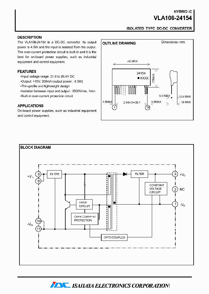 VLA106-24154_1334476.PDF Datasheet