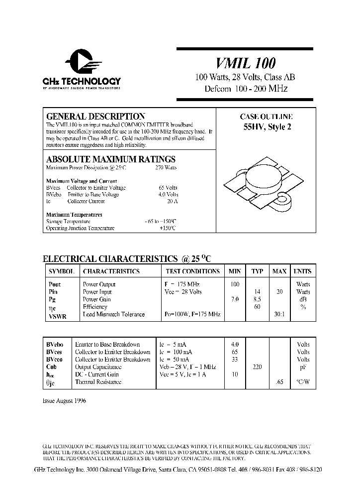VMIL100_1334562.PDF Datasheet