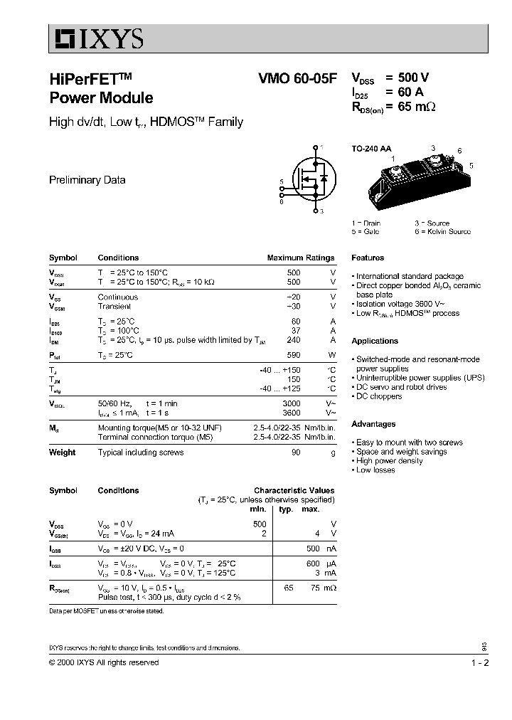 VMO60-05F_1334572.PDF Datasheet