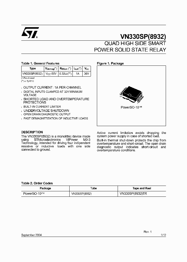 VN330SP8932_1334657.PDF Datasheet