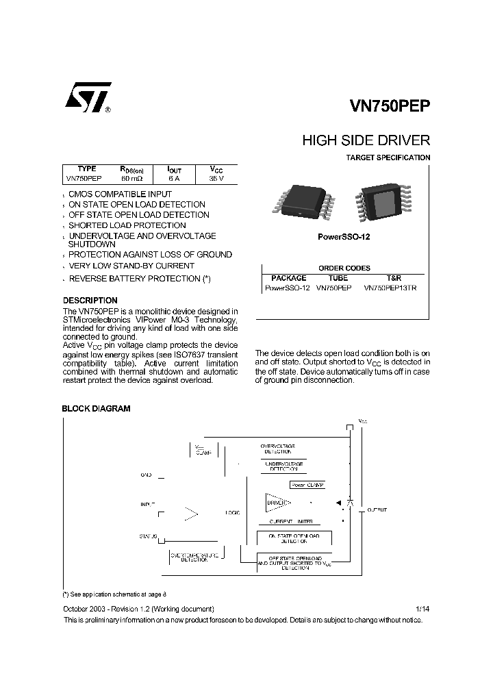 VN750PEP13TR_1334674.PDF Datasheet