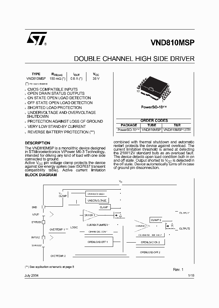 VND810MSP_1334709.PDF Datasheet