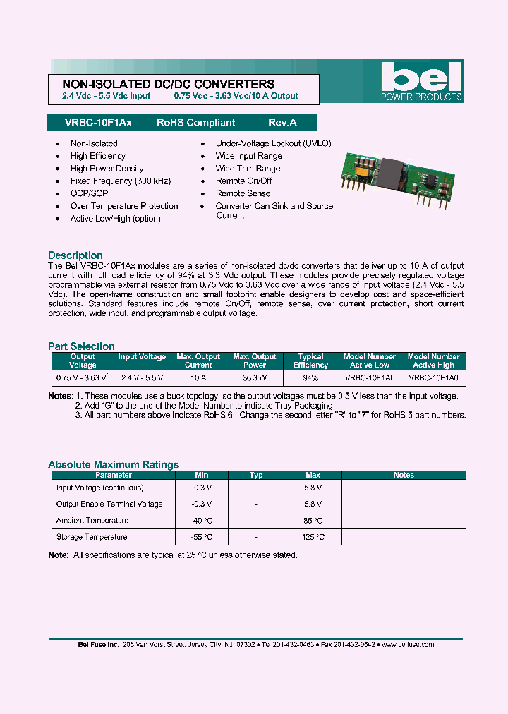 VRBC-10F1AX_1334935.PDF Datasheet