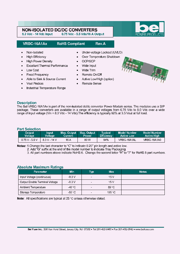 VRBC-16A1AX_1334937.PDF Datasheet