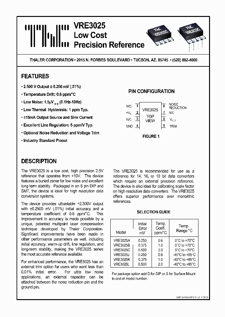 VRE3025L_1334952.PDF Datasheet
