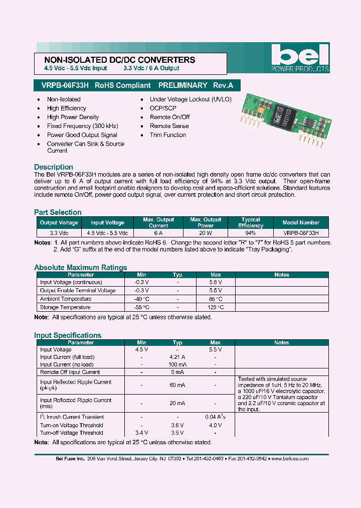 VRPB-06F33H_1334963.PDF Datasheet
