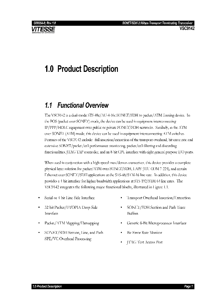 VSC9142_1335057.PDF Datasheet