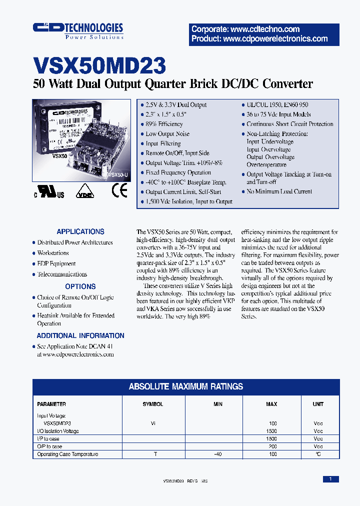 VSX50MD23-U_1335103.PDF Datasheet