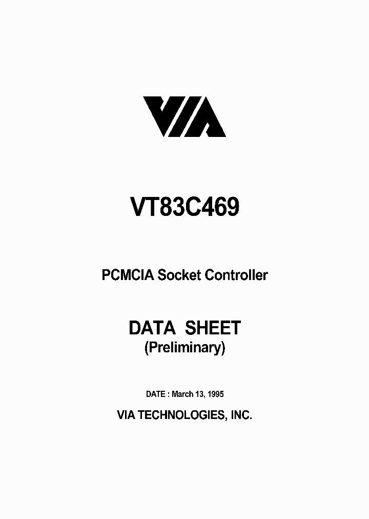 VT83C469_1335142.PDF Datasheet