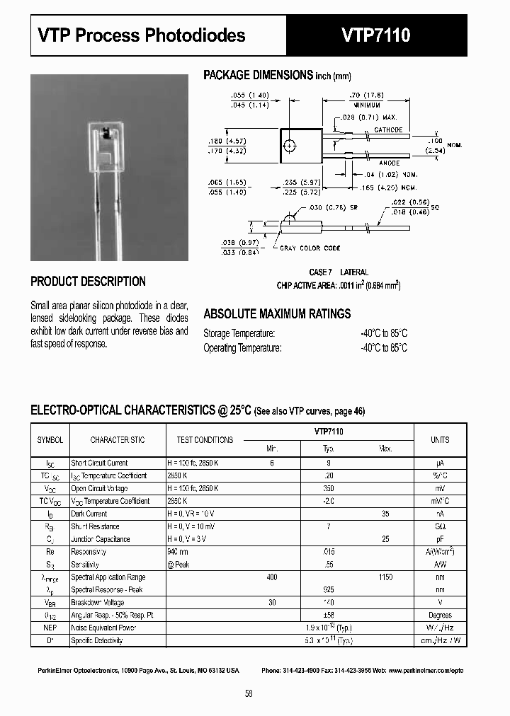 VTP7110_1335227.PDF Datasheet