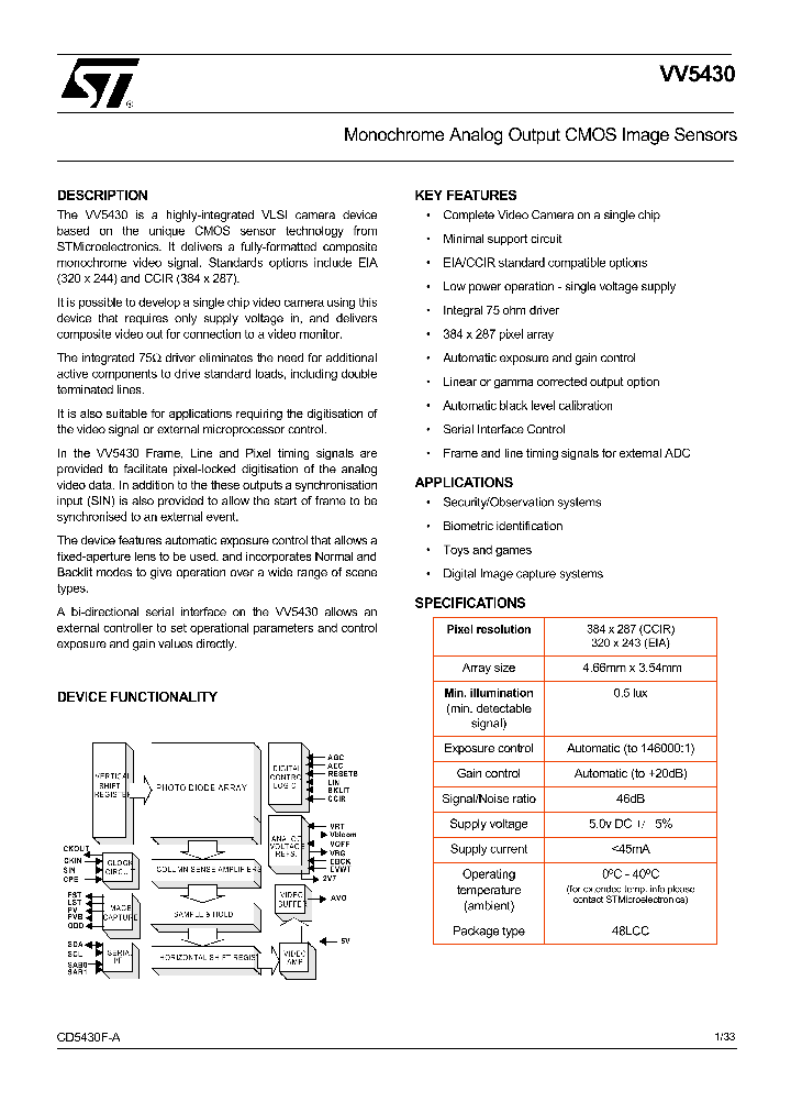 VV5430C001_1335290.PDF Datasheet