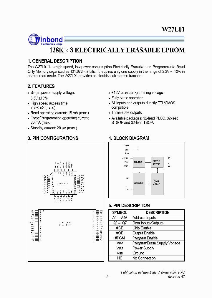 W27L01_1158235.PDF Datasheet