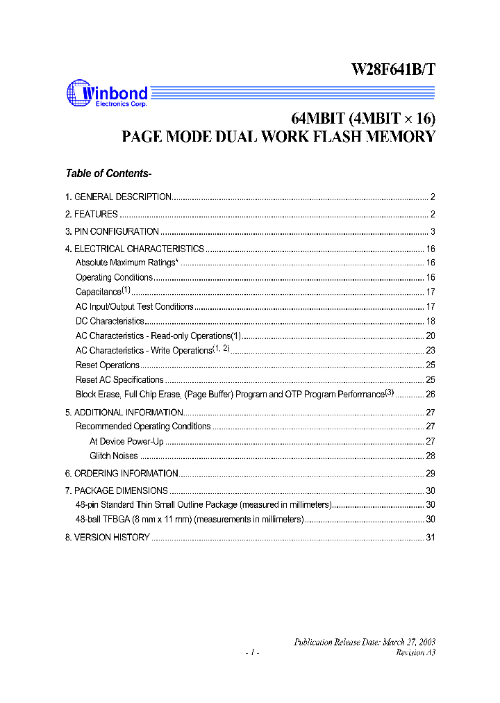 W28F641B_1135917.PDF Datasheet