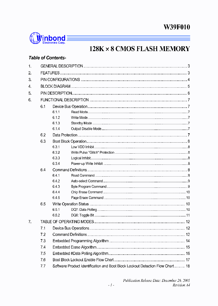 W39F010T-90B_1335478.PDF Datasheet
