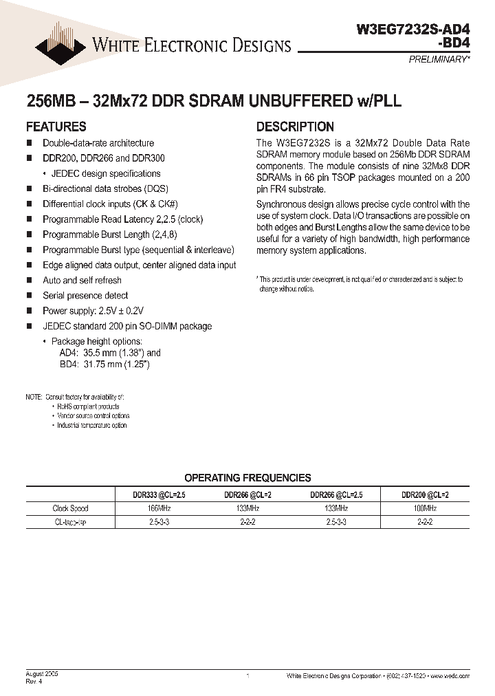 W3EG7232SXXXAD4-SG_1335561.PDF Datasheet