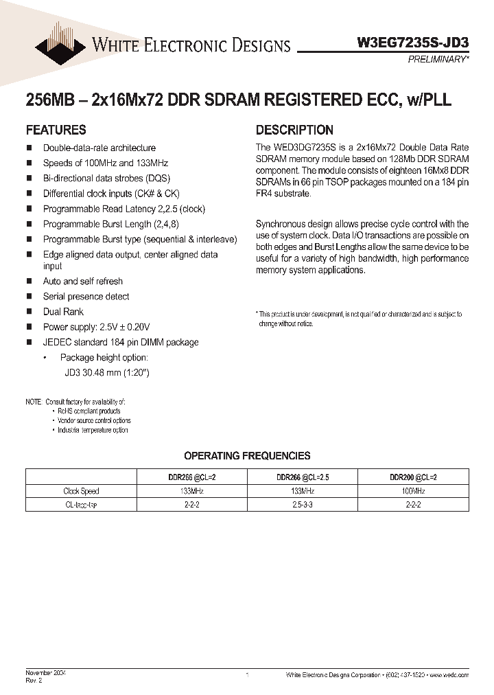W3EG7235S265JD3_1335563.PDF Datasheet