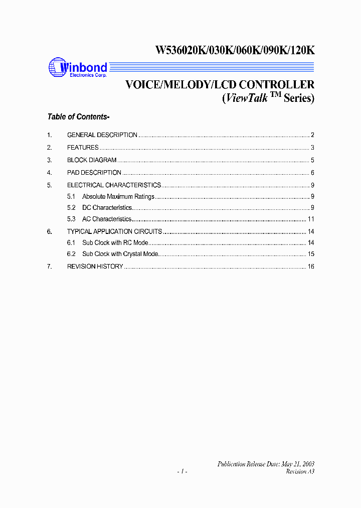 W536120K_1335626.PDF Datasheet