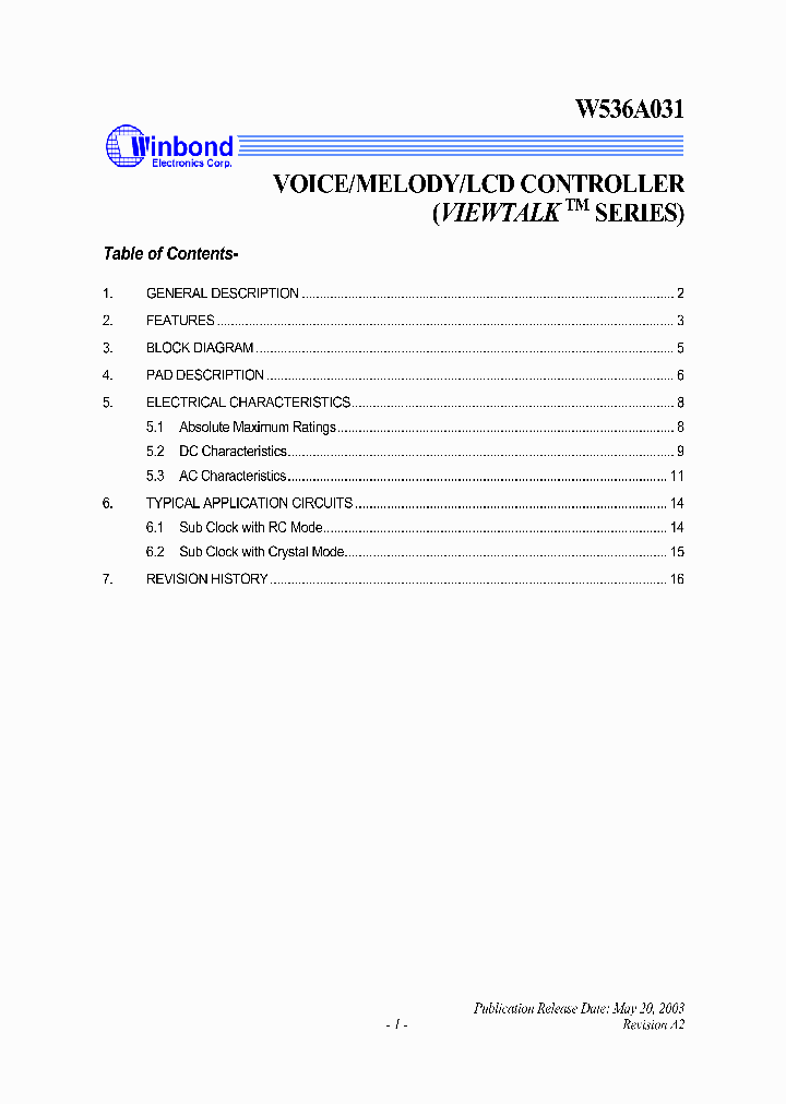 W536A031_1335628.PDF Datasheet