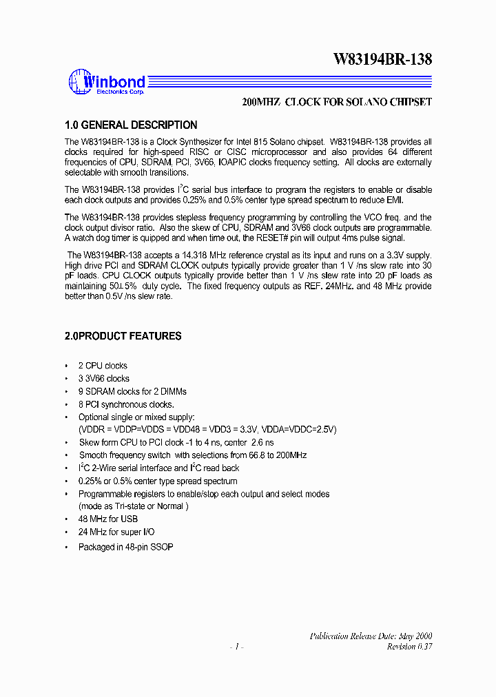 W83194BR-138_1335749.PDF Datasheet